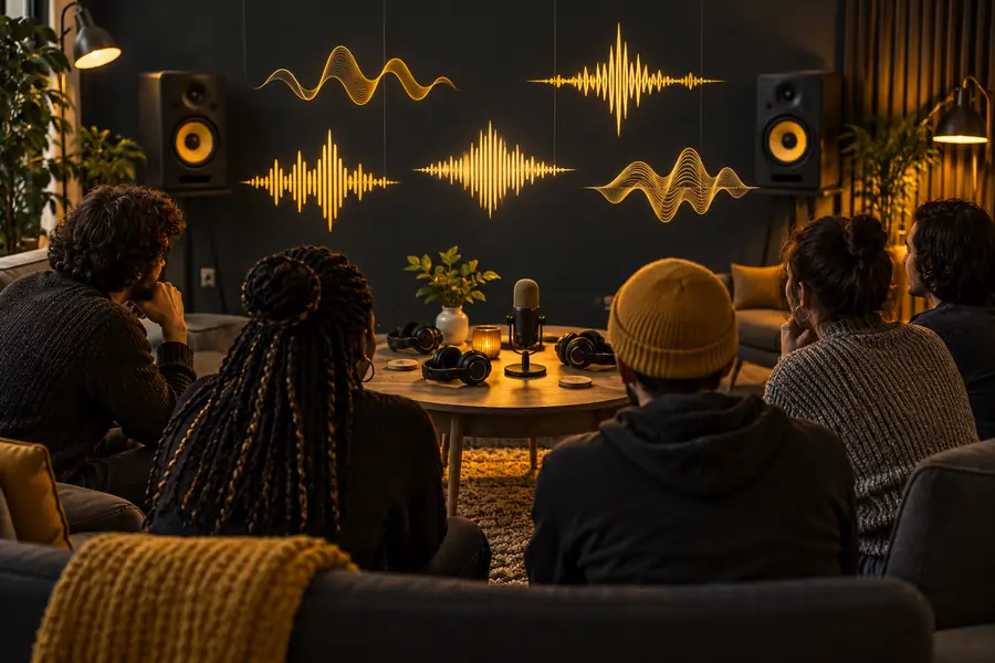 Comparison view for voice generation options