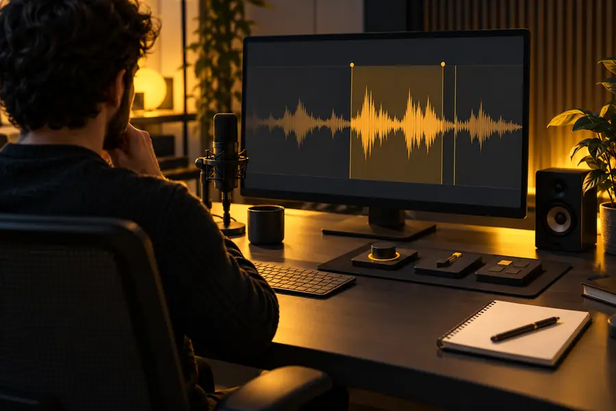 Text-to-speech preparation screen